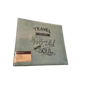 Recollections 12x12 Travel Scrapbook Album Expand Your World and Soul 10 Pages